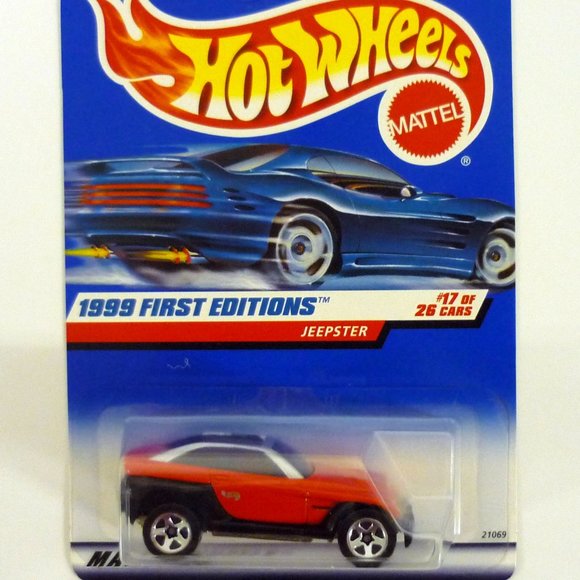 Hot Wheels Jeepster #922 First Editions #17 of 26 Red Die-Cast Car 1999 - Picture 1 of 1